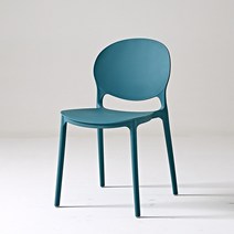 의자 식탁 주방 모던 가정용 플라스틱 의자 심플하고 창의적인 성인 테이블 스툴 네트 레드 게으른 안, 02 4pcs blue