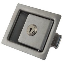 Southco 64-22-10 Brushed Stainless Steel Paddle Push to Close Latch Pull to Open, 1