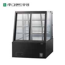 그랜드우성 반찬쇼케이스 사선 1500 GWBSDR15GTDF 블랙 화이트 스텐, 블랙(기본)