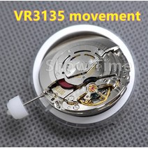 중국 VR3135 자동 기계식 무브먼트 남성용 블루 밸런스 VR, 한개옵션0