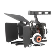 dslr 짐벌 캐논 6dmark2 오막포 viltrox vx-11 비디오 로드 리그 카메라 케이지 카메라 안정기 amp a9 a6500 a7iii a7r dslr용 포커스 매트, 없음