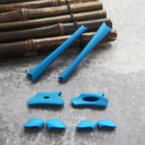 렌즈Ocean 편광 교체용 렌즈 호환-오클리 Flak Jacket OO9008-Options, Sky Blue Rubber Kit