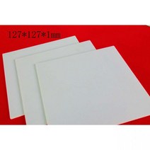 96 알루미나 세라믹 시트 127X127X2 1 0.5mm 실험 보드 세터 플레이트 사각 방열판, [02]127X127X1