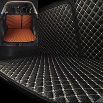 홉스 티볼리에어 3D풀커버 가죽 트렁크매트, 브라운가죽(풀세트)