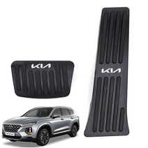 크립톤 순정형 알로이 스포츠 페달 오르간 기아 현대 자동차 차량 튜닝 용품 악세사리, 블랙(각인가능), 싼타페 TM