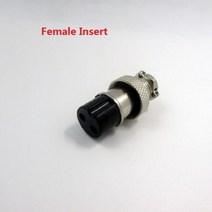 플라즈마 커터 절단기 2 피스 토치 풋 페달 핀 3 4 5 6 7 8 9 암 소켓 에어 커넥터 소모품, GX16 -6P+여성 삽입