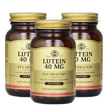 3개 솔가 루테인 40mg 30 소프트젤, 3개 솔가 루테인 40mg 30 소프트