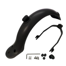 샤오미 후크 있는 후방 물받이 커버 방지 램프 미포함 전동킥보드 부품, E.나사마개+공구나사+브라켓[블랙]