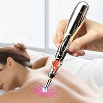 근육 전동 마사지건 저주파 목 안마기 발 마사지기 생신 효도 선물 전기 침술 포인트 펜 통증 완화 레이저 전자 자오선 에너지 펜 얼굴 바디 백 다리, 없음
