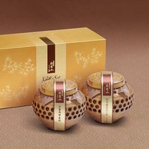 자연송이꿀차 500gx2개 벌 선물용 명절, 세트3호(산꿀자연송이400g산삼배