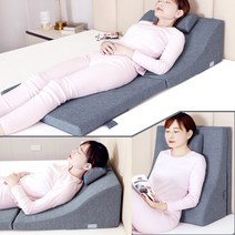 역류성식도염베개 2단 3단 풀커버 웨지필로우 등받이쿠션 경추베개, 듀얼 폴딩 패드