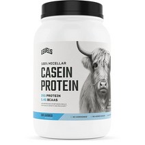 Levels 100% 미셀라 카제인 단백질 호르몬 프리 무향 0.9kg 2파운드, 4파운드(1팩), 초콜릿