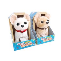 멍멍 짖고걷는 작동강아지 치와와 언어치료 가족 애착 치유 쓰담 키즈토이 인형 관찰 추천