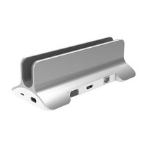 썬더볼트독 USB 허브 맥북 프로 에어 스탠드 도킹 스테이션 12 인 1 허브 4K USB3.1 PD100W 썬더볼트 이더, 01 은