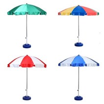 야외 캠핑 바닷가 해변 비치 편의점 업소용 파라솔, 대형_그린