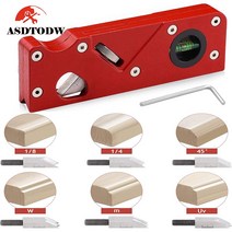 ASDTODW 모서리 대패 모따기 미니 손 대패 나무 트리밍 컷팅 목공용 공구, 패키지 4
