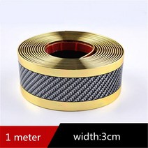차범퍼가드 차량앞범퍼보호대 자동차 범퍼몰딩 자동차 스타일링 스티커 스크래치 방지 도어 씰 프로텍터 고, 01 gold
