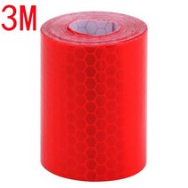 오토바이 반사 안전 경고 스티커 5m x 300m 두카티 멀티스트라다 50 모토 튜닝 허브, 01 3M-red