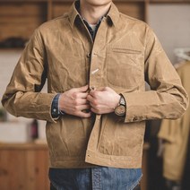 남자야상 밀리터리 항공점퍼 등산 캠핑 Maden 레트로 카키 자켓 사이즈 m 3xl