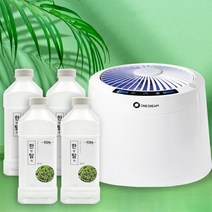 에어 휘산기 소독기 FDA 승인 한방 피톤치드 소독 (리필용액 1000ml 4개 포함), 에어휘산기 + 리필 4개