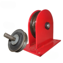 공업 리프팅 휠 도르레 접지 풀리 고정 와이어 프레임, 9 0.5톤 휠