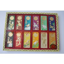 향이좋은먹 동양화 물감 분채 재료 민화 봉채 한국화 고체 수묵화 컬러 먹 서예 25