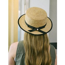 락피쉬웨더웨어 RAFFIA BOATER HAT PETITE BRIM - BEIGE RF1ACBD1HA006BG 117276