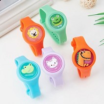 모기 퇴치 밴드 기피 휴대용 캠핑 방지 천연 LED 향기 시계 모기 팔찌, 1