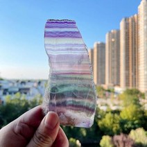 스톤 천연자수정원석 크리스탈 천연 원석 슬라이스 원산지 미네랄 쥬얼리 힐링 풍수 요술 홈 데코 스피릿, 1PC 150g