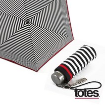 totes 토스우산 수동 5단우산 레드헴 A101Y64 양산겸용 우양산