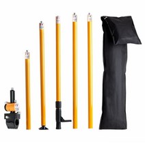 레이저 수평기 레벨기 KaiTian 레이저 레벨 확장 텔레스코픽 로드 지원 강력한 다기능 브래킷 그린 라인 36, 01 금