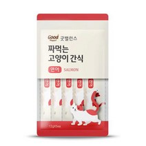굿밸런스 짜먹는 고양이 간식 연어 5p, 3개