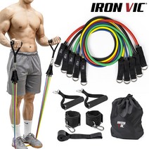 아이언빅 라텍스 튜빙밴드 5종 세트 150LB