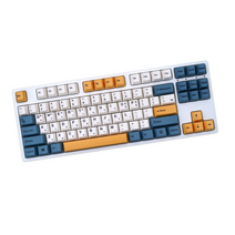 빈티지블루2_White 키캡 PBT 체리 염료승화 (143키), 일반형, 빈티지블루+화이트, 한글 각인