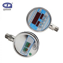 마노미터 압력계 차압계 다이얼 압력 게이지 지능형 디지털 전기 접촉 컨트롤러, 0-6Mpa, 100mm Dial Axial