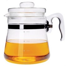 넓은입구 세척편리 내열유리 물주전자 약탕기 (2.5L) 스마트 쿠커 사골