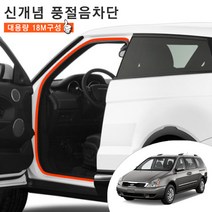 그랜드 카니발 윈드타파 웨더스트립 문틈새 소음 차단 도어 몰딩 18M 풀세트 차량한대분 차박 캠핑, 그레이