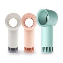 날개없는 휴대용선풍기 손선풍기 화이트 64x160x40mm, 엘림헬스케어81 본상품선택