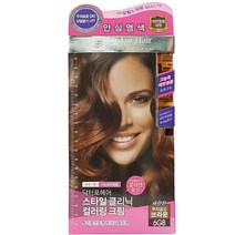 메디힐 닥터포헤어 스타일클리닉 컬러링크림 6GB 쿠퍼골드브라운, 5개, 6GB쿠퍼골드브라운