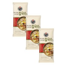 CJ 면요리 백설 칼국수면 국수면 간편식 900g 3개 1세트, 4세트