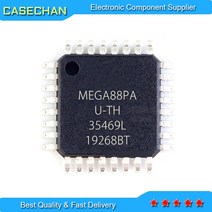10pcs atmega8a-au qfp-32 atmega88pa-au atmega328pb-au atmega328p-au qfp32 atmega8a qfp atmega88pa 재고