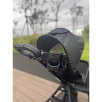 보스꼬 유모차컵홀더 2in1 핸드폰 컵홀더 거치대, 선택3-1.핸드폰 컵홀더 실리콘(블랙)