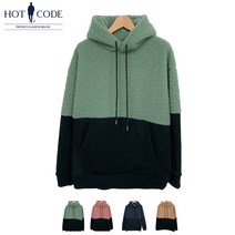 남자 겨울 구피 양털 후드 NJ8056