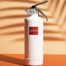 커넥 차량용 2kg 유광 디자인소화기 분말 ABC소화기-화이트