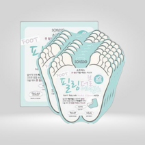 소프리스 풋필링 더블 에센스 마스크 10P, 1개, 1개
