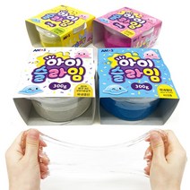 아모스 아이슬라임 300g 투명, 3개