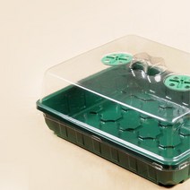 나만의 온실 씨앗 파종 트레이 발아 삽목 포트 대형, 12구x4개=48구