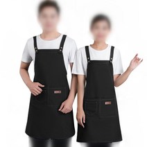 초이시스 모던 진 앞치마, 블랙