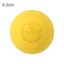 토구 트라택 마사지 볼 6.3cm 근막 볼 라크로스 볼 요가 근육 이완 통증 완화 휴대용 물리 치료 공, 5-6.3cm