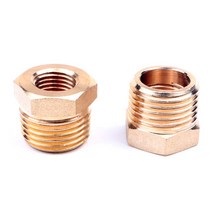 국산 신주 붓싱 PT 양 연결 1/4 3/8 1/2 배관 변환 황동 부속 니플 동 기계 단니플 소켓트 볼밸브 암나사 숫나사 연결 파이프 단닛불 단닛뿔 호스니플 호스닛뿔 수도 부싱, 신주 붓싱 PT 1_2 x 3_8